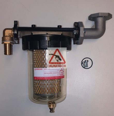 FG-100 , 5 mikronos, víz leválasztó gázolajszűrő, szerelvénnyel